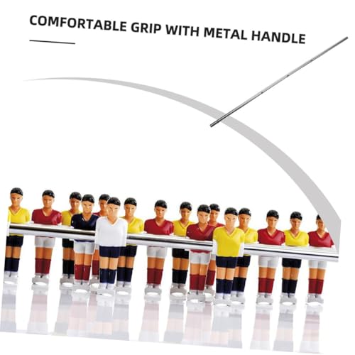 POPETPOP 2pcs Foosball Table Replacement Rods Durable Iron Poles for Table Soccer Machines Smooth Grip Handles for Boy Girl and Adults Diameter Soccer Accessory