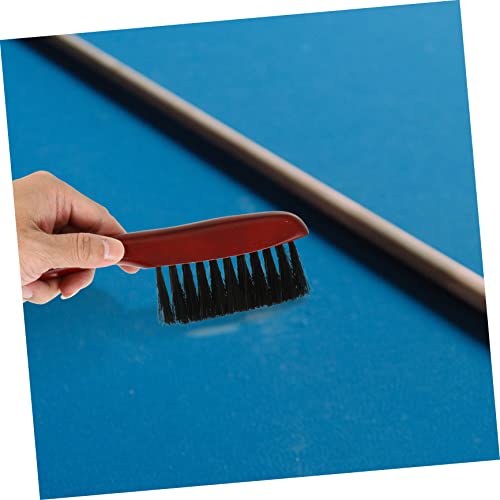 Billiard Table Cleaning Brush Set Pool Table Rail Brush Sturdy Bristles Portable for Home and Professional Use