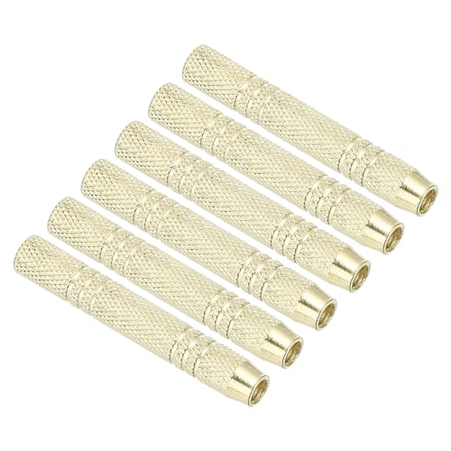 PATIKIL Dart Replacements Barrel, Metal Dart Replace Barrel Accessories for Soft and Steel Dart Tips - color: Gold Tone
