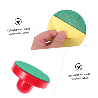Yardwe Upgrade Hockey Table Air Hockey Puck Display Paddle Pusher Accessories Plastic Comfortable Grip
