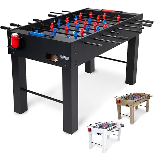 GoSports 54 Inch Full Size Foosball Table for Adults – Perfect for Home, Office or Game Room – Choose Color - color: Black