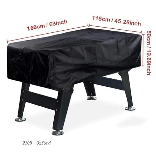 2pcs Essential Game Table Cover Oxford Cloth for Billiard Foosball Waterproof Dustproof Protector