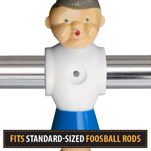 Pair of Traditional Replacement Foosball Players - RED & Blue