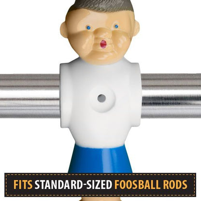 Pair of Traditional Replacement Foosball Players - RED & Blue