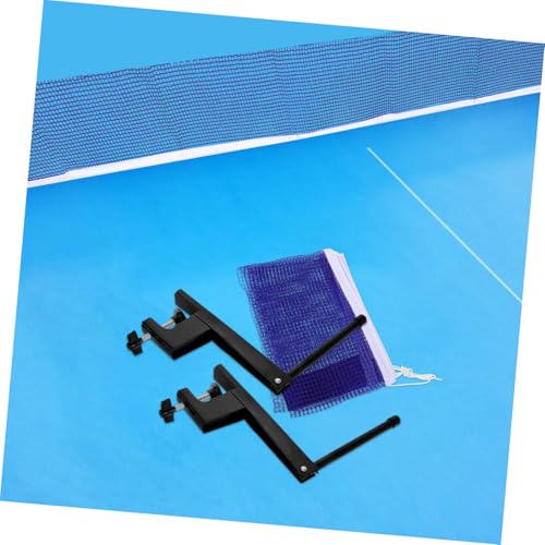 ABOOFAN Table Tennis Net and Post Set with Elastic Mesh Portable and Easy to Install for Indoor and Outdoor Paddle Training Replacement Sports Net for Quick Games and Competition