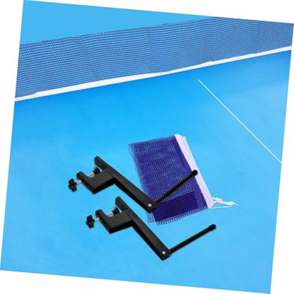 ABOOFAN Table Tennis Net and Post Set with Elastic Mesh Portable and Easy to Install for Indoor and Outdoor Paddle Training Replacement Sports Net for Quick Games and Competition