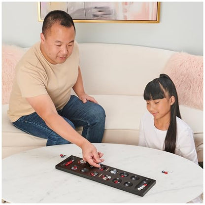 Spin Master Games, Legacy Deluxe Mancala, Classic Game with Folding Wooden Board & Colorful Glass Stones, Family Game, for Ages 8 & Up - color: Mancala