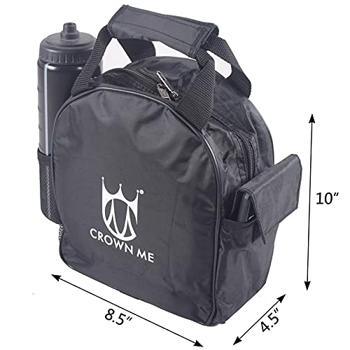 Disc Golf Set, Includes 1pc Bag with Water Bottle Pocket and Accessory Pocket, 2 Drivers, 2 Mid-Ranges, 2 Putters, 1 Mini Disc Marker and 1 Towel - color: Black