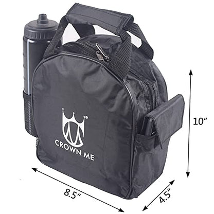 Disc Golf Set, Includes 1pc Bag with Water Bottle Pocket and Accessory Pocket, 2 Drivers, 2 Mid-Ranges, 2 Putters, 1 Mini Disc Marker and 1 Towel - color: Black