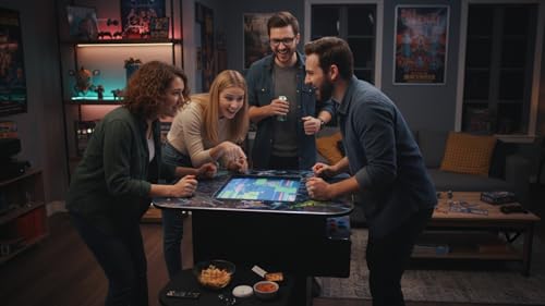Doc and Pies Arcade Factory Full Size Professional Cocktail Arcade Machine | 60 Classic Games | Original, Classic Design | 2-Player | Full Size LCD Screen, Buttons and Joystick (60 Games) - style: 60 Games