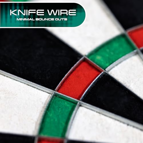 Harrows Dart Boards I Dartboard Official Size I Darts Board with Ultra Thin Knife Wire for Maximum Scoring I Compatible with Stand, Lighting, Cabinet