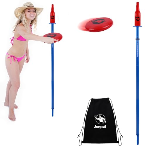 Juegoal Outdoor Flying Disc Game Set, Yard Games Set, Outside Fun Disc Toss Game for Beach Lawn Backyard Park Camping - style: Regular