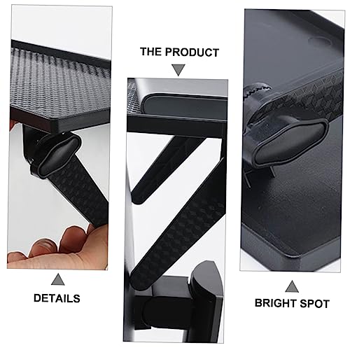 Healifty Holder Wall Hanging Rack Punch Storage Organizer for Router Game Console and Tool Installation Space Saving Design