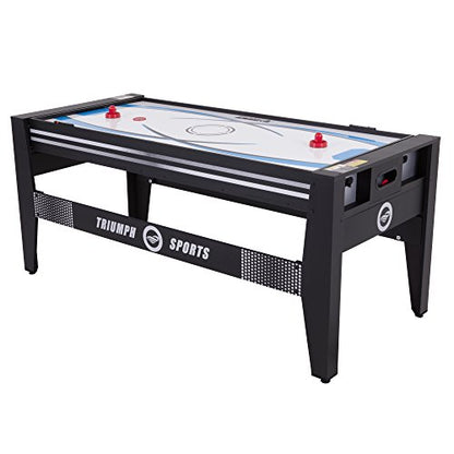 Triumph USA 4-in-1 Swivel Table, 72", Black