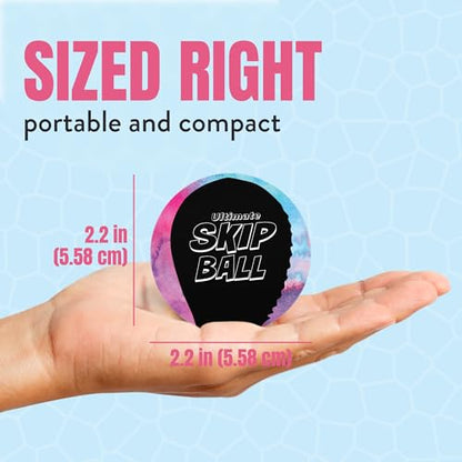Activ Life The Ultimate Water Skip Balls, Water Bouncing Ball for Swimming Pool, Beach Toys for Friends, Family, Kids and Adults - style: Black Splatter