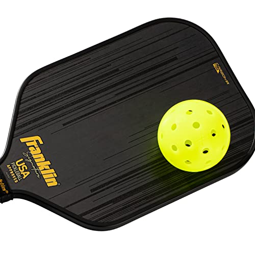 Franklin Sports Pro Pickleball Paddles-Signature Series STK Carbon Fiber-Pickleball USAPA Approved-Polypropylene Core