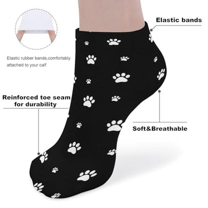 5 Pairs Women’s Low Cut Ankle Socks, Soft Athletic No Show for Running Yoga Daily Wear - color: Picture (12)