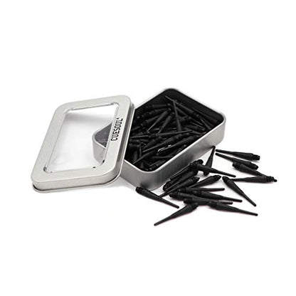 CUESOUL 100 Pieces Soft Tip Points for Soft Tip Darts - color: Black