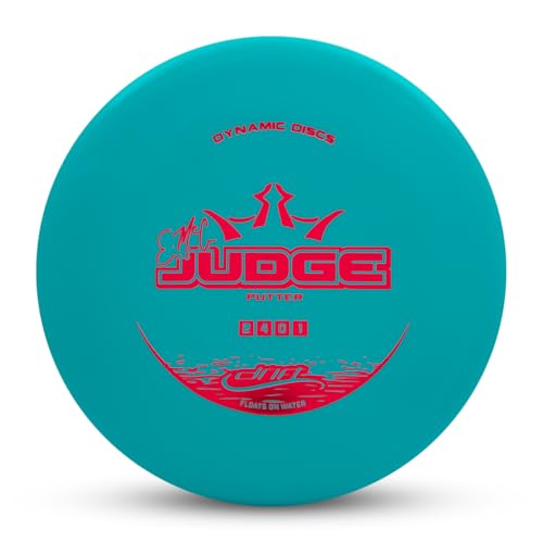 Dynamic Discs Drift EMAC Judge Disc Golf Putter | Beginner Friendly Stable Putter Disc | Lightweight & Floats in Water | Grippy Base Plastic | 120-130g (Colors May Vary) - color: Turquoise
