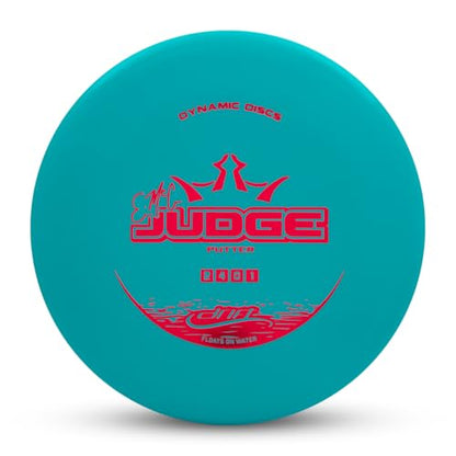 Dynamic Discs Drift EMAC Judge Disc Golf Putter | Beginner Friendly Stable Putter Disc | Lightweight & Floats in Water | Grippy Base Plastic | 120-130g (Colors May Vary) - color: Turquoise