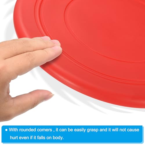 PATIKIL Flying Disc, Flying Discs Soft Waterproof for Dog Outdoor Playing Sport Game - color: Red
