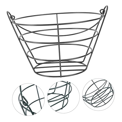 BESPORTBLE 2pcs Golf Carrying Basket Metal Golf Baskets Metal Storage Baskets Golf Bucket Golfball Container