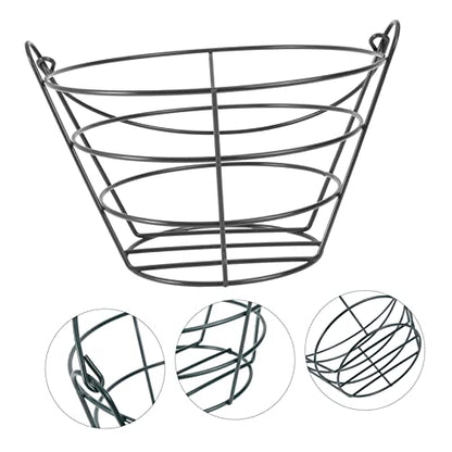 BESPORTBLE 2pcs Golf Carrying Basket Metal Golf Baskets Metal Storage Baskets Golf Bucket Golfball Container