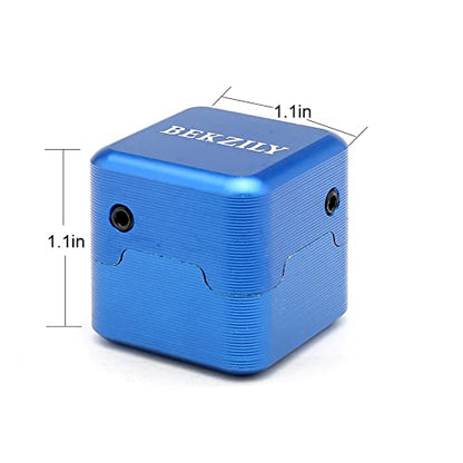 Pool Cue Chalk Holder-Portable Cue Chalk Holder for Billiard Cue Snooker Accessory - color: Blue
