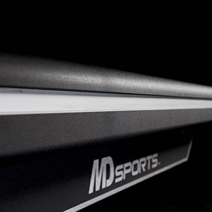 MD Sports 7.5' Titan Pool Table, Drop Pocket Billiard Table, Durable Steel Legs with Pool Ball and Cue Stick Set, Perfect for Family Game Rooms - style: 7.5 Ft. Titan