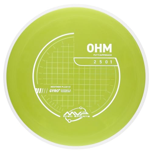 MVP Disc Sports Neutron Ohm Disc Golf Putter (Colors May Vary) - size: 170-175g