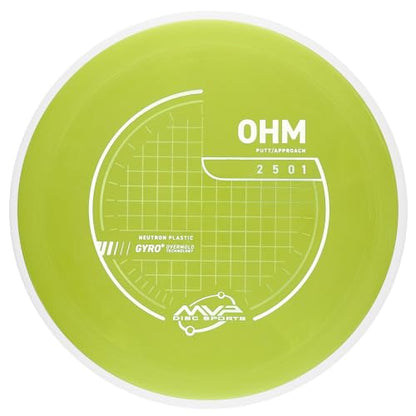 MVP Disc Sports Neutron Ohm Disc Golf Putter (Colors May Vary) - size: 170-175g