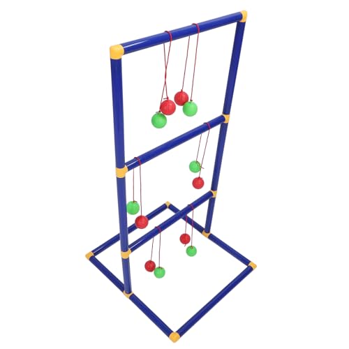 Ladder Toss Game Set, Interactive Ladder Ball Tossing Game Asssembly Replacement, Outdoor for Adults and Family