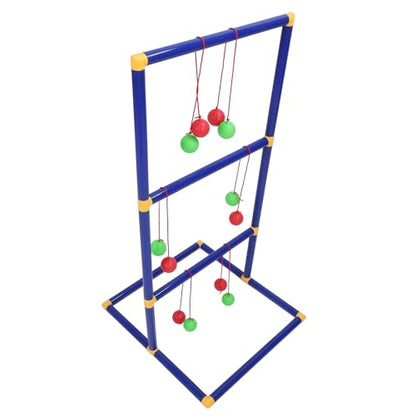 Ladder Toss Game Set, Interactive Ladder Ball Tossing Game Asssembly Replacement, Outdoor for Adults and Family