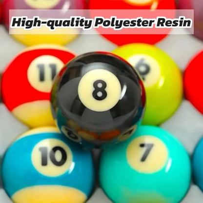 Billiard Balls Standard Set 16 Pool Table Balls 2-1/4 inch Replacement Billiard Cue Ball Set Professional Pool Table Accessories - style: PRO Premium
