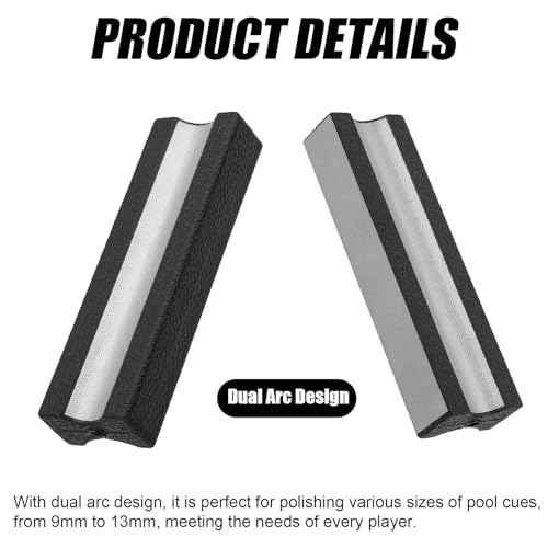Gosknor Pool Cue Tips Shaper, Pool Stick Tip Repair Tool Versatile Pool Cue Tips Replacement Kit Billiards Accessories Pool Cue Accessories for Every Enthusiast
