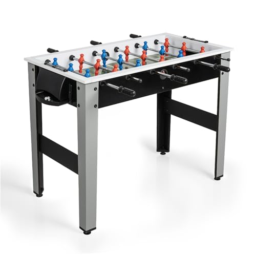 42" Foosball Table, Soccer Game Table for Adults with 2 Balls Competition Sized Soccer Table for Home, Office, or Game Room, Family Game Night