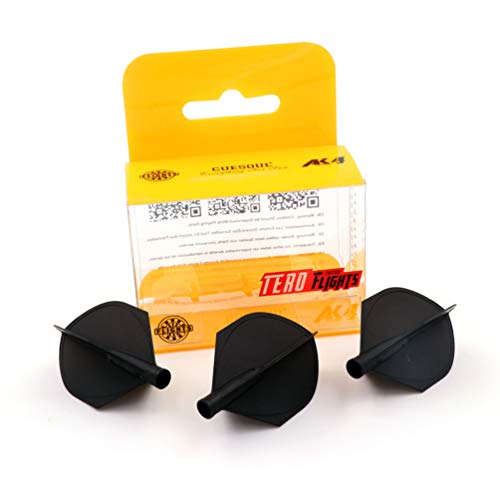 CUESOUL TERO AK4 Dart Flight Standard Shape/Shield Shape/Diamond Shape - color: Shield shape-Black
