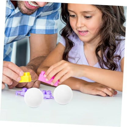 3pcs Mini Plastic Foosball Standard Replacement for Tabletop Soccer Game for Boys and Girls and Adults for Indoor Fun and Game Night