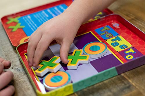 TS Shure by Bendon Tic-Tac-Toe Games Magnetic Activity Tin with Foam Magnet Sheet 50522 - style: Tic Tac Toe Game Tin