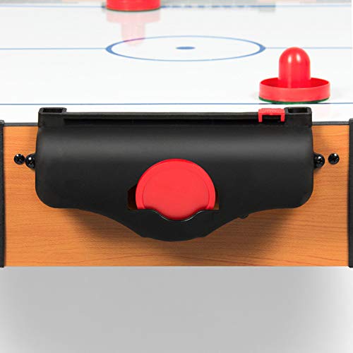 40” Air hockey Table With 2 Pucks And 2 Strikers Arcade Game Table Set Surface Perfect For Parties And Family Gatherings Ideal For Kids Children And Adult Alike Great Birthday Gift Space-saving Design