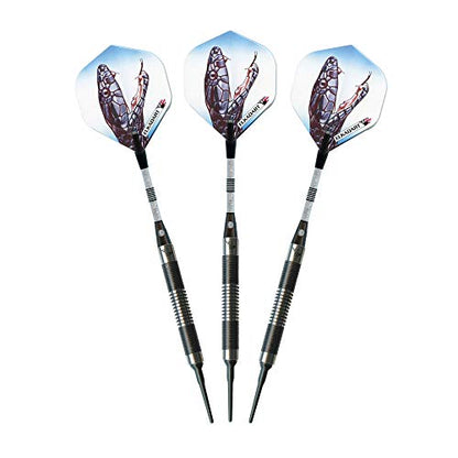 Elkadart Black Mamba 80% Tungsten Soft Tip Darts with Storage/Travel Case - style: 18 Grams