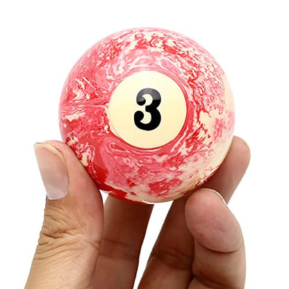CUPPA Professional Pool Balls/Billiard Balls Set, Complete 16 Balls for Pool Tables - color: Flower Ball