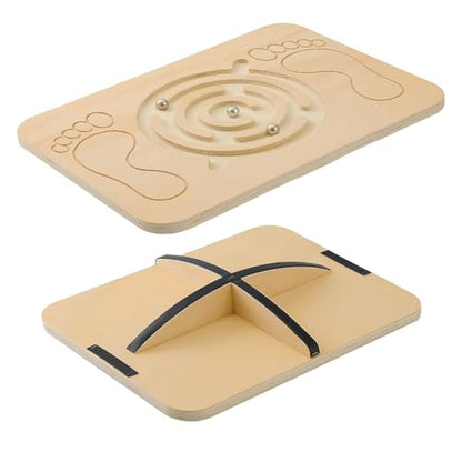 Juoe Maze Balance Board Wobble Board for Kids and Adult,up to 350 Ibs for Coordination Skills Obstacle Courses Sensory Balance Toys for Kids,Professional Rocker Balance Board for Physical Therapy.