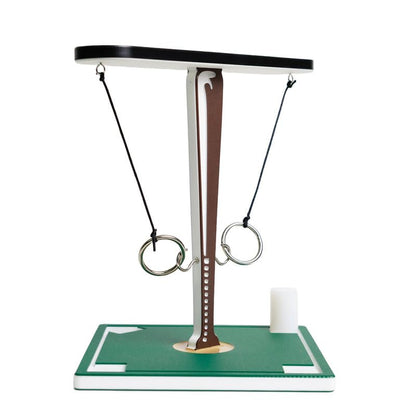 Noble Heritage Baseball T Hook & Ring Toss Game – Made in USA | Family Game Night, Baseball Fans, Backyard BBQs, Sports Parties | Easy Setup & Storage | Durable & Eco-Friendly | Great Gift Idea
