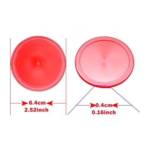 harayaa 8Pcs Air Hockey Pucks Family Air Hockey Table Game for Birthday Party
