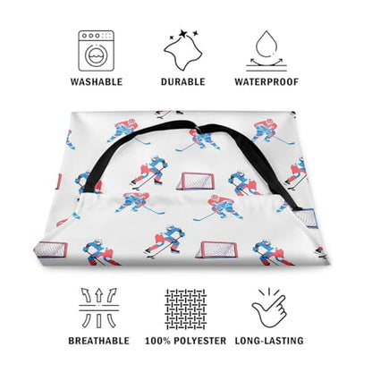 Manfei Ball Sports Kids Kitchen Apron - color: White Blue