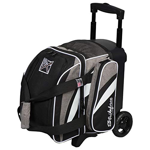 KR Strikeforce Cruiser Single Bowling Ball, Shoe and Accessory Roller Bowling Bag - color: Stone