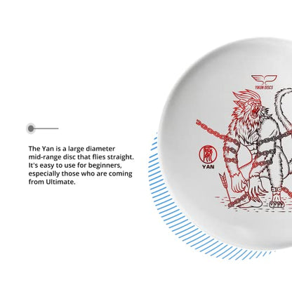 Yikun Disc Golf Midrange | PDGA Approved | Stable Discs | 165-170g | Versatile Midrange Perfect for Outdoor Games & Competition