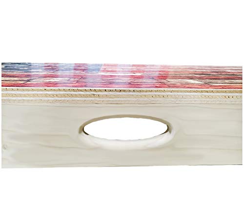 Wood Grain Series - Premium Cornhole Boards w Cupholders and a Handle - Includes 2 Regulation 4' x 2' Cornhole Boards w Premium Birch Plywood and 8 Cornhole Bags - style: 1280