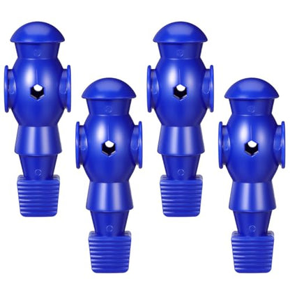 Homoyoyo 4pcs Foosball Men Replacement, Football Players Parts Foosball Man Table Player Football Machine Accessories - color: Blue